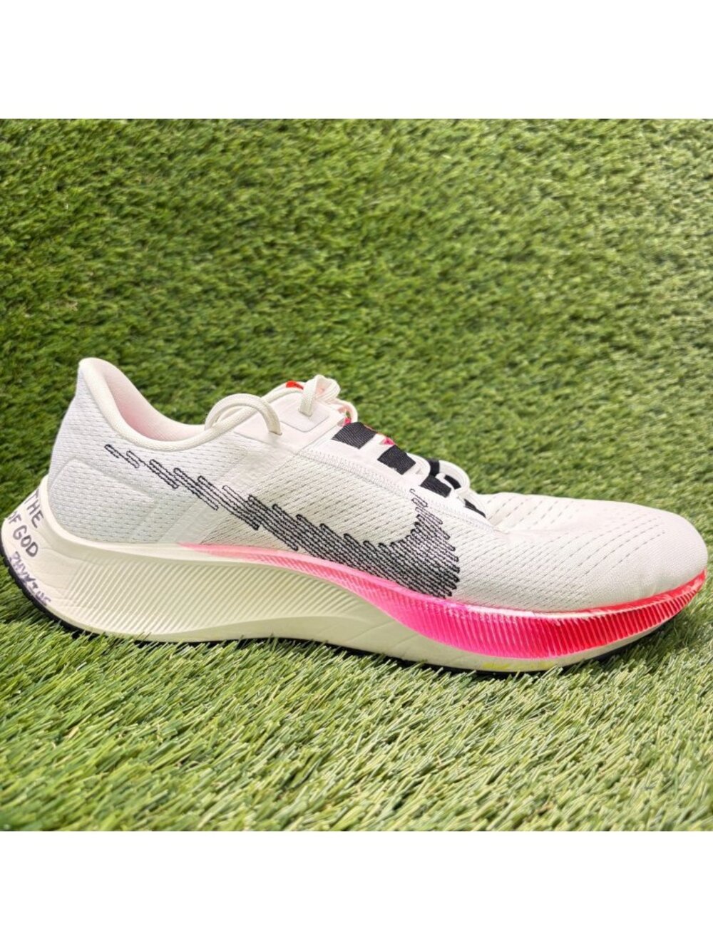 Nike Air Zoom Pegasus 38 Mens Size 11.5 White Athletic Running Shoes Sneakers